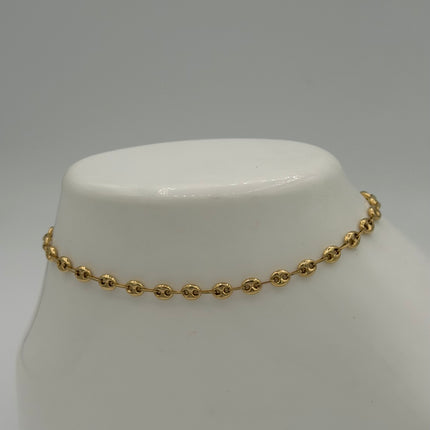 Tobillera Gc Oro amarillo 18k 3,92 Gr / 4 mm / 22 Cm Broche 0,10