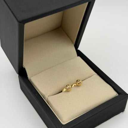 Topos bola diamantada Oro amarillo 18k 0,60 Gr / 5 mm