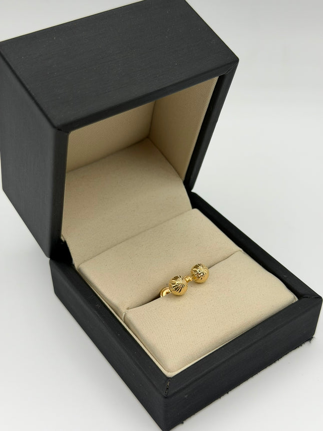 Topos bola diamantada Oro amarillo 18k 0,64 Gr / 6 mm