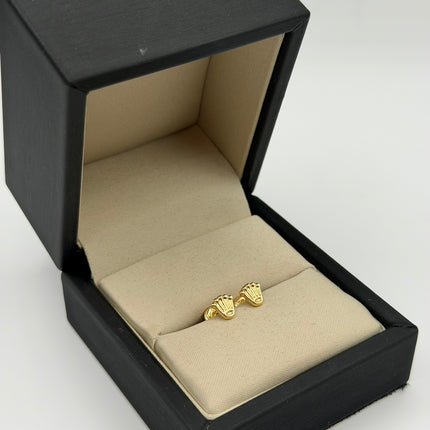 Topos corona rx silueta Oro amarillo 18k 0,60 Gr / 6 mm