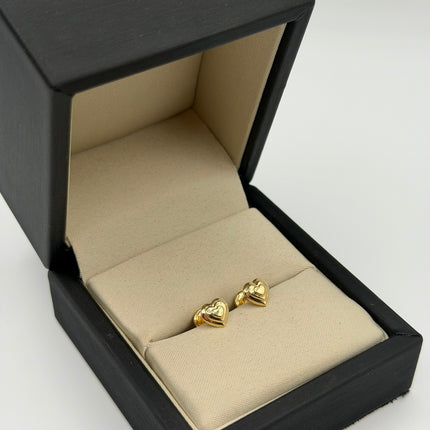 Topos corazón en relieve Oro amarillo 18k 0,62 Gr / 6,5 mm