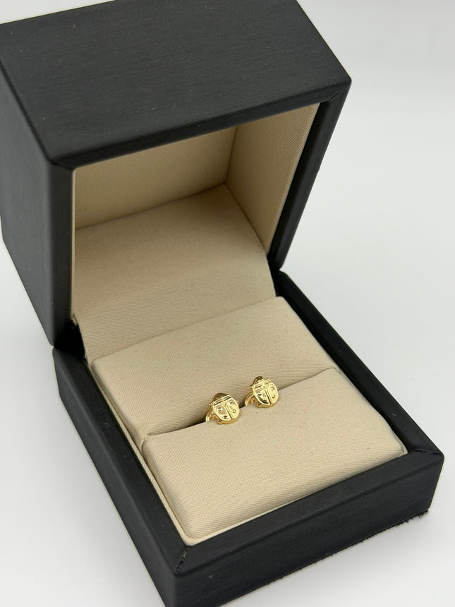 Topos mariquita Oro amarillo 18k 0,60 Gr / 7 mm