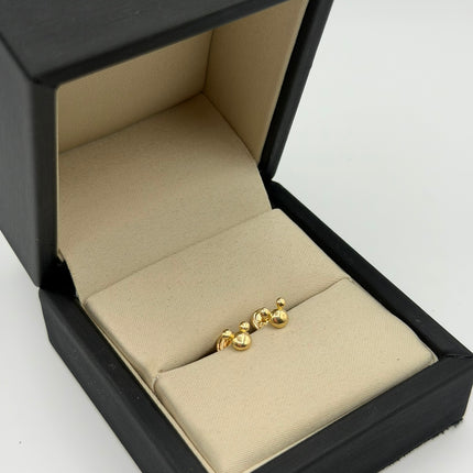 Topos minnie silueta Oro amarillo 18k 0,80 Gr / 5 mm