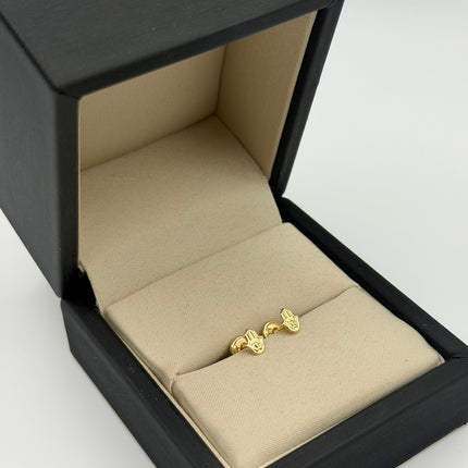 Topos mano Oro amarillo 18k 0,47 Gr / 5,6 mm