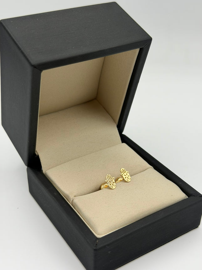 Topos mano tallada Oro amarillo 18k 0,76 Gr / 7,6 mm