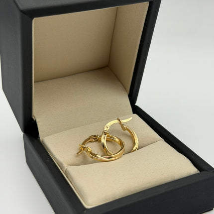 Candonga entorchada gruesa Oro amarillo 18k 2,09 Gr / 2 Cm