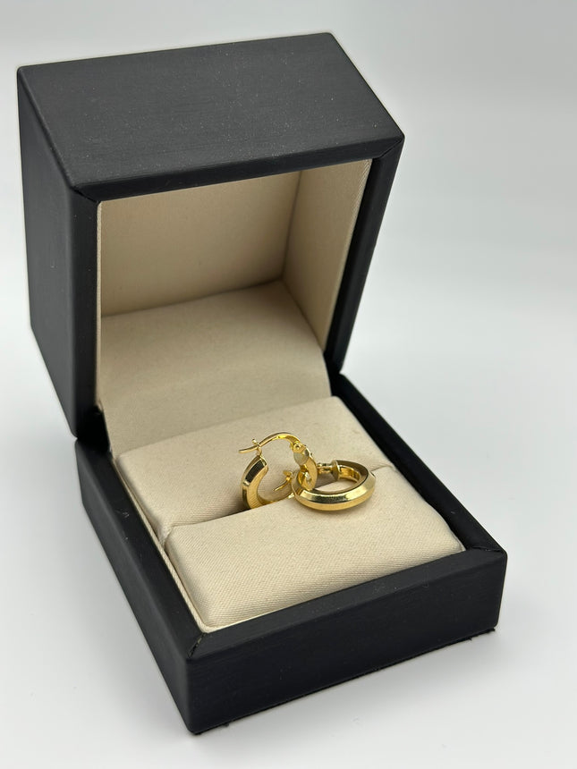 Candonga lisa Oro amarillo 18k 2,20 Gr / 1,8 Cm