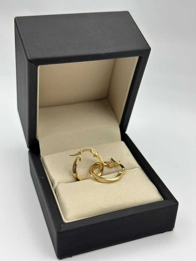 Candonga entorchada Oro amarillo 18k 1,72 Gr / 1,9 Cm