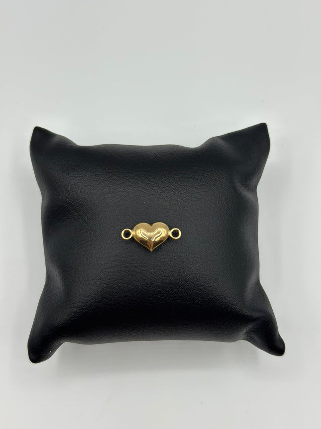 Herraje corazon inflado Oro amarillo 18k 0,38 Gr / 1,5 Cm