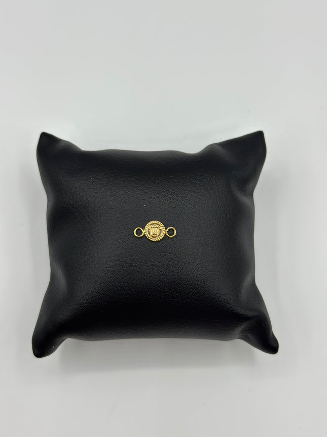 Herraje mini corona rx Oro amarillo 18k 0,22 Gr / 0,55 Cm
