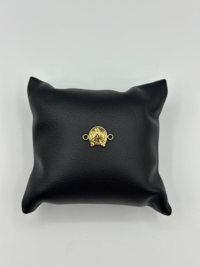 Herraje herradura caballo Oro amarillo 18k 0,53 Gr / 1,5 Cm