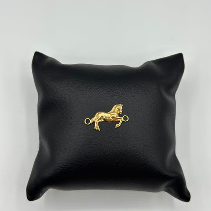 Herraje caballo silueta Oro amarillo 18k 0,52 Gr / 1,8 Cm