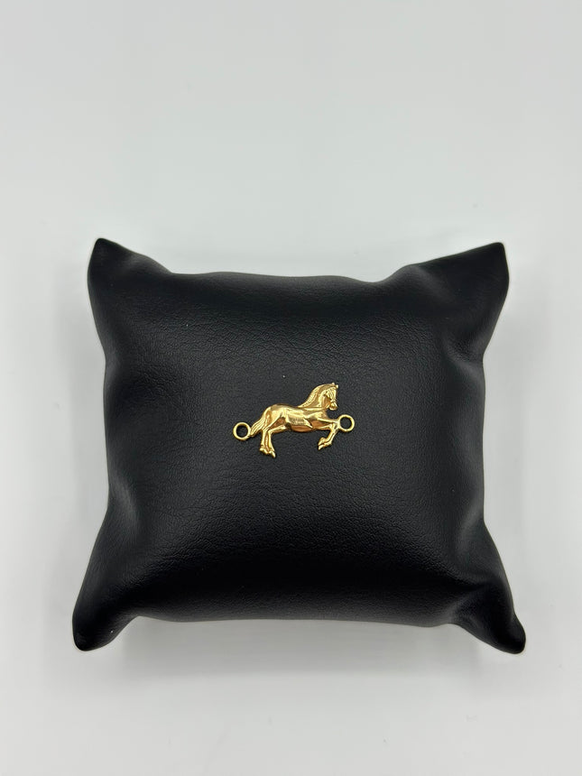 Herraje caballo silueta Oro amarillo 18k 0,52 Gr / 1,8 Cm