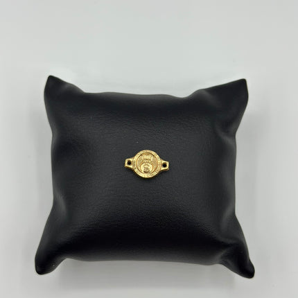 Herraje bolsa de dinero Oro amarillo 18k 0,64 Gr / 1,5 Cm