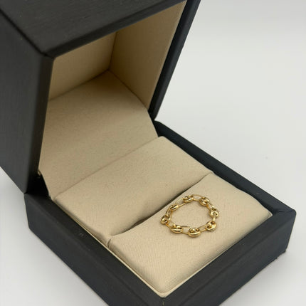 Anillo gc Oro amarillo 18k / Talla 4 / 0,51 Gr / 3,5 mm