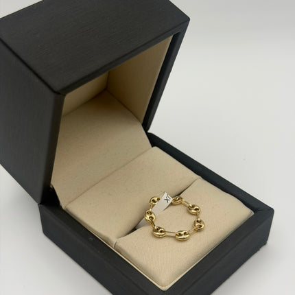 Anillo gc Oro amarillo 18k / Talla 6 / 0,79 Gr / 4,2 mm