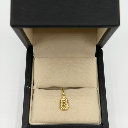Dije virgen guadalupe silueta Oro amarillo 18k 0,28 Gr / 5,4 mm / 1,1 Cm