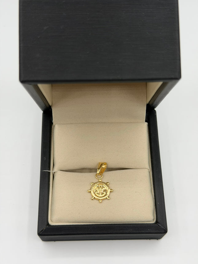 Dije ancla Oro amarillo 18k 0,50 Gr / 10,8 mm / 2,0 Cm