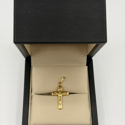 Dije cruz cristo Oro amarillo 18k 0,60 Gr / 14 mm / 2,3 Cm