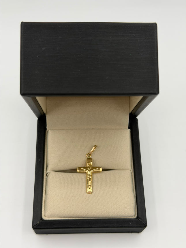 Dije cruz cristo Oro amarillo 18k 0,60 Gr / 14 mm / 2,3 Cm