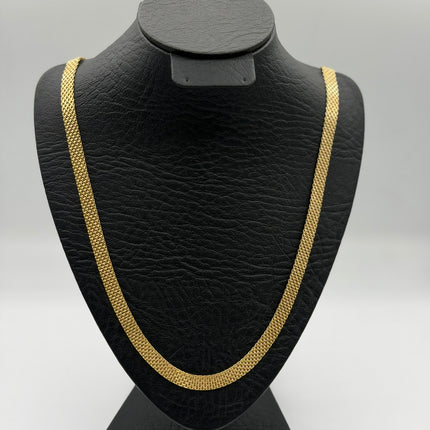 Cadena It tejido chino Oro amarillo 18k +1 / 12,73 Gr / 7 mm / 60 Cm