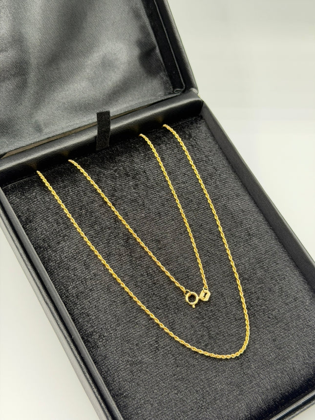 Cadena It mini lazo Oro amarillo 18k +3 / 1,15 Gr / 1,3 mm / 60 Cm