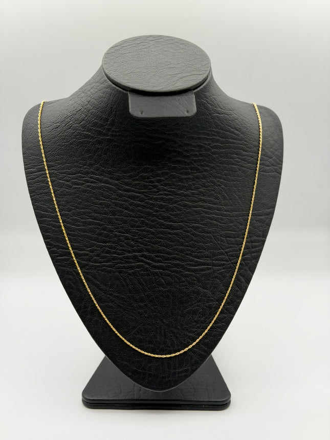 Cadena It mini lazo Oro amarillo 18k +3 / 1,15 Gr / 1,3 mm / 60 Cm