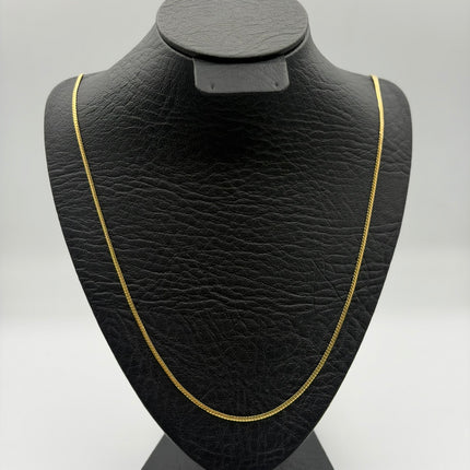 Cadena It tejido serpiente Oro amarillo 18k +3 / 3,37 Gr / 1,9 mm / 60 Cm
