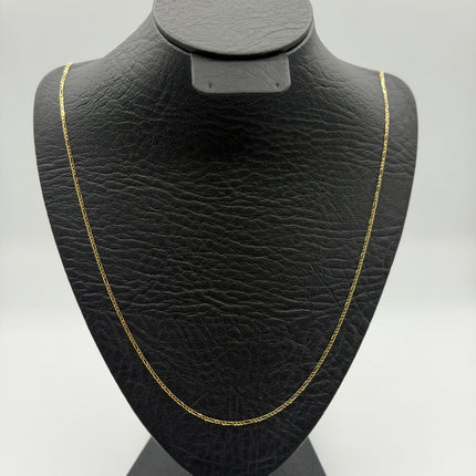Cadena It figaro 3x1 Oro amarillo 18k +3 / 2,33 Gr / 1,6 mm / 60 Cm