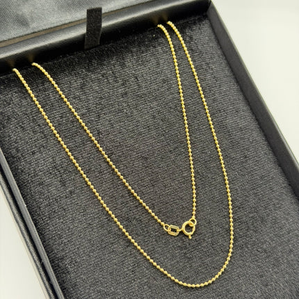 Cadena It mini militar Oro amarillo 18k +3 / 3,80 Gr / 1,25 mm / 60 Cm