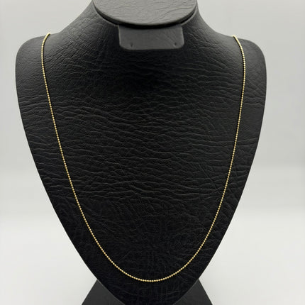 Cadena It mini militar Oro amarillo 18k +3 / 3,80 Gr / 1,25 mm / 60 Cm