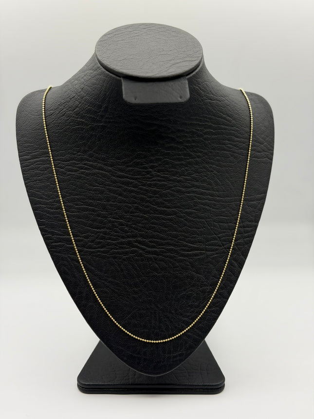 Cadena It mini militar Oro amarillo 18k +3 / 3,80 Gr / 1,25 mm / 60 Cm