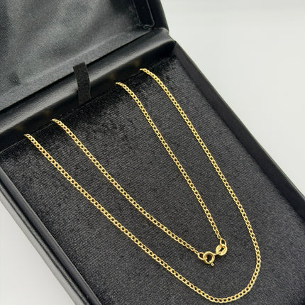 Cadena It cubana Oro amarillo 18k +3 / 2,7 Gr / 1,8 mm / 60 Cm