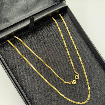 Cadena It china Oro amarillo 18k +3 / 3,23 Gr / 1,5 mm / 60 Cm