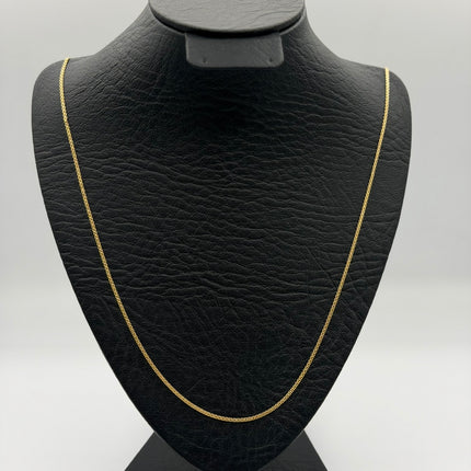 Cadena It china Oro amarillo 18k +3 / 3,23 Gr / 1,5 mm / 60 Cm