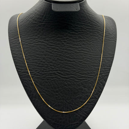 Cadena It mini franco Oro amarillo y Oro blanco 18k +3 / 2,32 Gr / 1 mm / 60 Cm