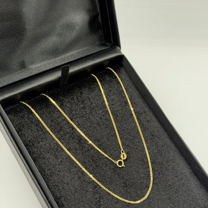 Cadena It plana Oro amarillo 18k +3 / 1,83 Gr / 1,15 mm / 60 Cm