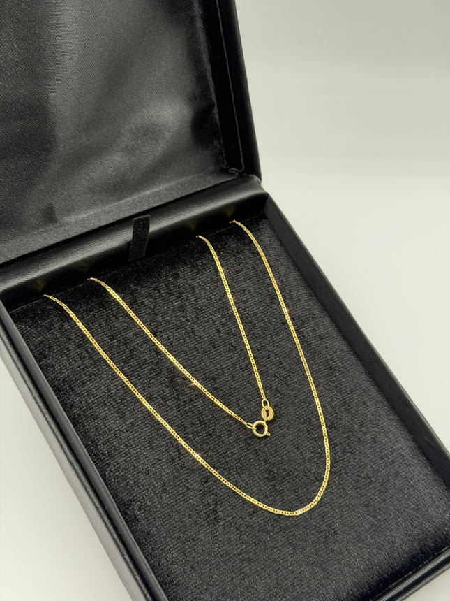 Cadena It plana Oro amarillo 18k +3 / 1,83 Gr / 1,15 mm / 60 Cm
