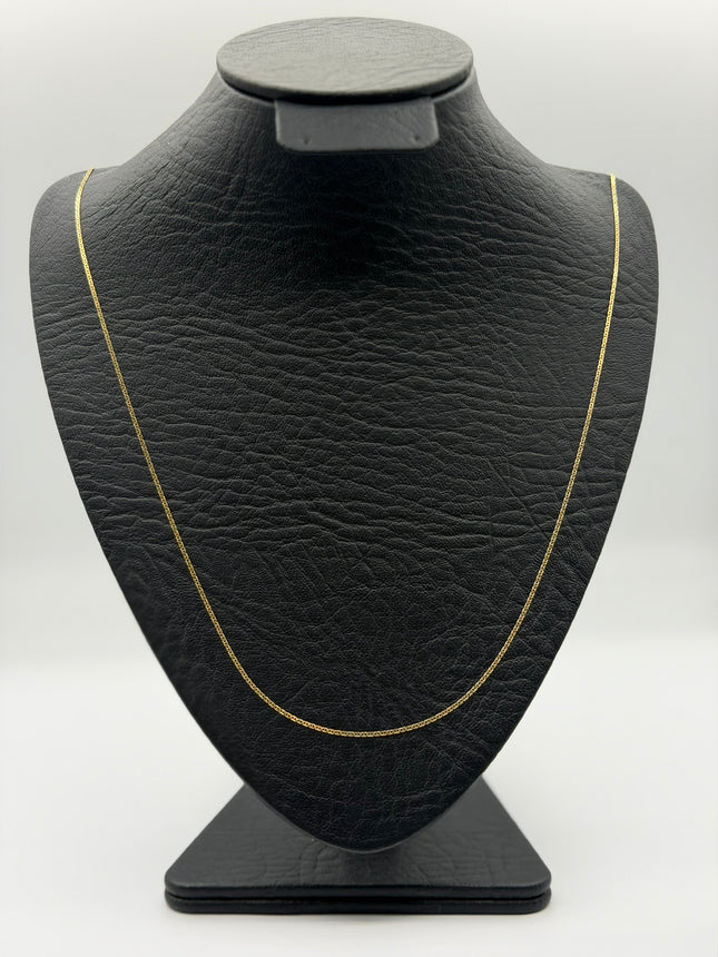 Cadena It plana Oro amarillo 18k +3 / 1,83 Gr / 1,15 mm / 60 Cm