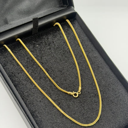Cadena It franco Oro amarillo 18k +3 / 4,37 Gr / 1,55 mm / 60 Cm