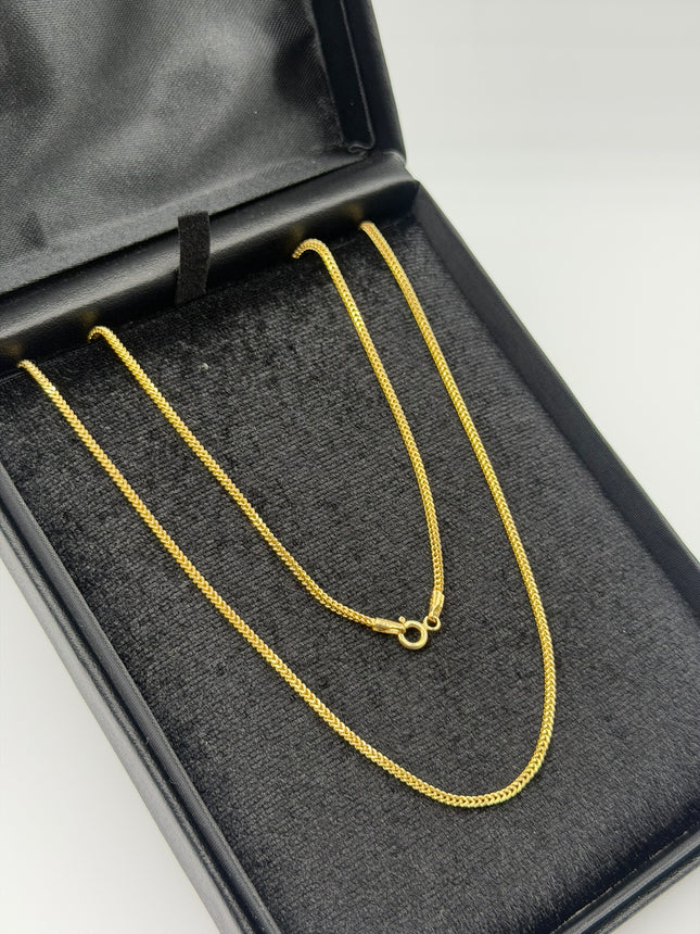 Cadena It franco Oro amarillo 18k +3 / 4,37 Gr / 1,55 mm / 60 Cm