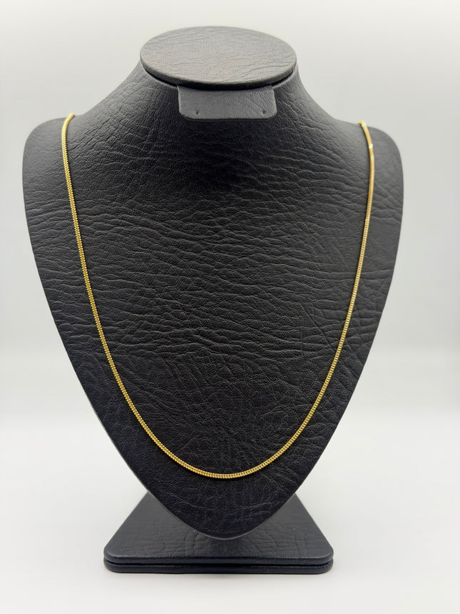 Cadena It franco Oro amarillo 18k +3 / 4,37 Gr / 1,55 mm / 60 Cm