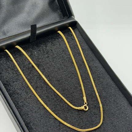 Cadena It franco Oro amarillo 18k +3 / 4,5 Gr / 1,7 mm / 60 Cm