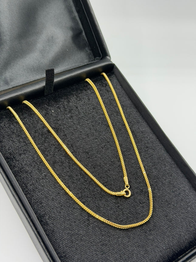 Cadena It franco Oro amarillo 18k +3 / 4,5 Gr / 1,7 mm / 60 Cm