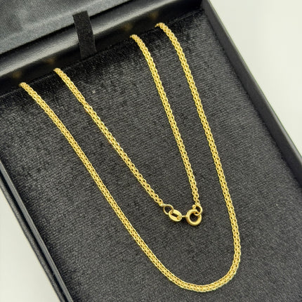 Cadena It tejido chino Oro amarillo 18k +3 / 4,80 Gr / 2,17 mm / 50 Cm