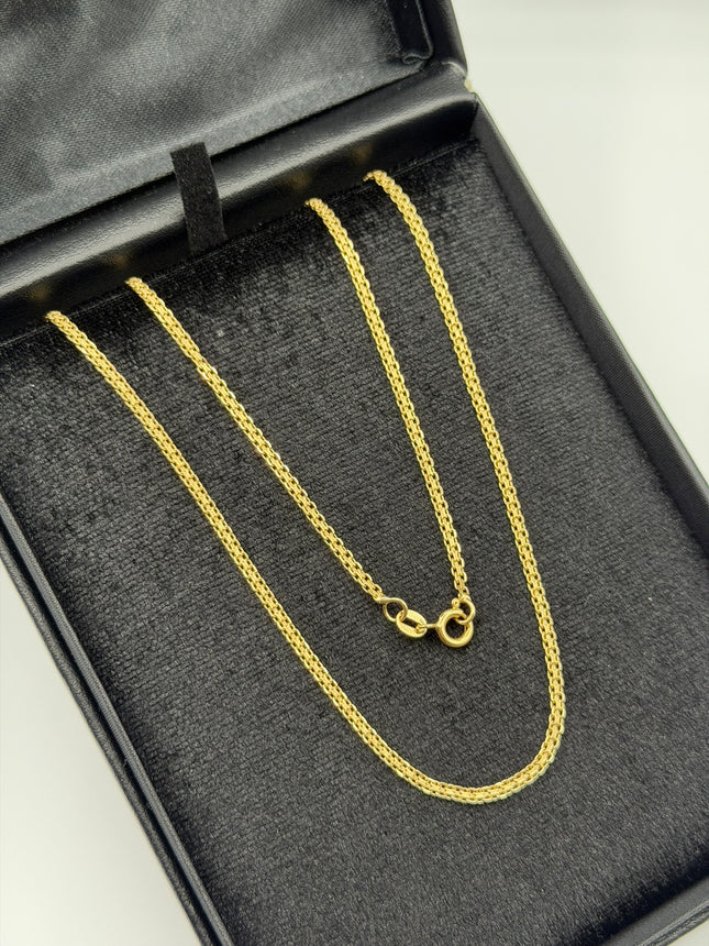 Cadena It tejido chino Oro amarillo 18k +3 / 4,80 Gr / 2,17 mm / 50 Cm