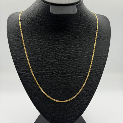 Cadena It tejido chino Oro amarillo 18k +3 / 4,80 Gr / 2,17 mm / 50 Cm