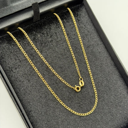 Cadena It cubana Oro amarillo 18k +3 / 2,28 Gr / 1,75 mm / 50 Cm