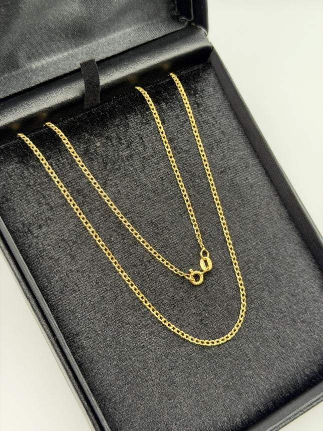 Cadena It cubana Oro amarillo 18k +3 / 2,28 Gr / 1,75 mm / 50 Cm