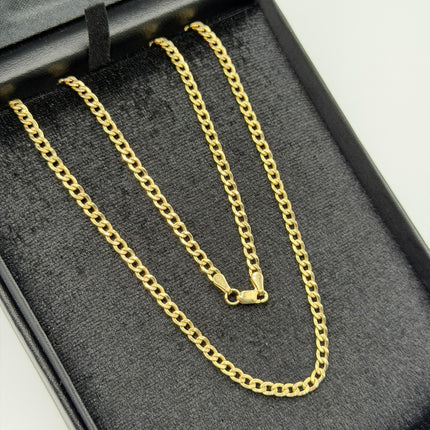 Cadena It cubana Oro amarillo 18k +3 / 6,32 Gr / 3,3 mm / 50 Cm
